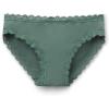 Woman’s Cotton and Lace Panties(Green – Forest Green)