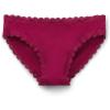Woman’s Cotton and Lace Panties(Red – Beet Red)