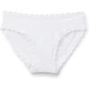Woman’s Cotton and Lace Panties(White – White)