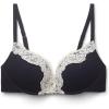 Woman’s Effortless Beauty Gioia Super Push-up Bra(Black – Nero/Cream)