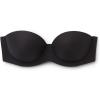 Woman’s Giada Microfiber Bandeau Bra(Black – Black)