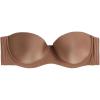Woman’s Giada Microfiber Bandeau Bra(Natural – Caramel Dark Beige)