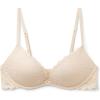 Woman’s Gioia Lace Super Push-Up Bra(Natural – Avorio Crema)