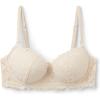 Woman’s Italian Riviera Sofia Balconette Bra(Ivory – Creamy Beige)