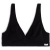 Woman’s Lara Cotton Triangle Bra(Black – Black)