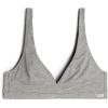 Woman’s Lara Cotton Triangle Bra(Grey – Light Grey Melange)