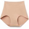 Woman’s Light Shaping Cotton High Waist Panties(Natural – Honey Soft Beige)