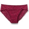 Woman’s Low Rise Lace Panties(Red – Beet Red)