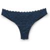 Woman’s Microfiber Lace Brazilian(Blue – Intense Blue)