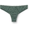 Woman’s Microfiber Lace Brazilian(Green – Forest Green)