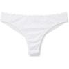 Woman’s Microfiber Lace Brazilian(White – White)