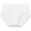 Woman’s Microfiber and Lace High Rise Panties(White – White)