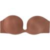 Woman’s Monica Bandeau Bra in Ultralight Microfiber(Natural – Caramel Dark Beige)