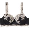 Woman’s Pretty Flowers Sofia Balconette Bra(Multicolor – Black/Ivory)