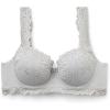 Woman’s Pretty Flowers Sofia Balconette Bra(Pale Grey – Ice Grey)