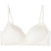 Woman’s Pretty Flowers Tiziana Triangle Bra(Ivory – Powder White)