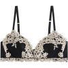 Woman’s Pretty Flowers Tiziana Triangle Bra(Multicolor – Black/Ivory)
