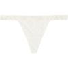 Woman’s Pretty Flowers Tulle G-String(Ivory – Powder White)