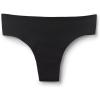 Woman’s Seamless Cotton Brazilian Briefs(Black – Black)