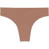 Woman’s Seamless Cotton Brazilian Briefs(Natural – Caramel Dark Beige)