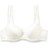 Woman’s Sofia Natural Lift Balconette Bra in Silk(Ivory – Powder White)