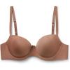 Woman’s Sofia Natural Lift Balconette Bra in Ultralight Microfiber(Natural – Caramel Dark Beige)