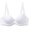 Woman’s Sofia Natural Lift Balconette Bra in Ultralight Microfiber(White – White)