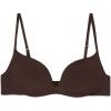 Woman’s The Silky Touch Microfiber Gioia Super Push-Up Bra(Brown – Mocha Brown)