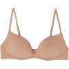 Woman’s The Silky Touch Microfiber Gioia Super Push-Up Bra(Natural – Marrone Cappuccino)