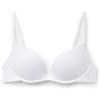 Woman’s The Silky Touch Microfiber Gioia Super Push-Up Bra(White – White)