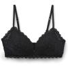 Woman’s Tiziana Lace Triangle Bra(Black – Black)