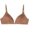 Woman’s Tiziana Triangle Bra in Ultralight Microfiber(Natural – Caramel Dark Beige)