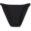 Woman’s Ultralight Cotton String Panties(Black – Black)