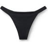 Woman’s Ultralight Cotton String Thong(Black – Black)