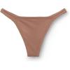 Woman’s Ultralight Cotton String Thong(Natural – Caramel Dark Beige)
