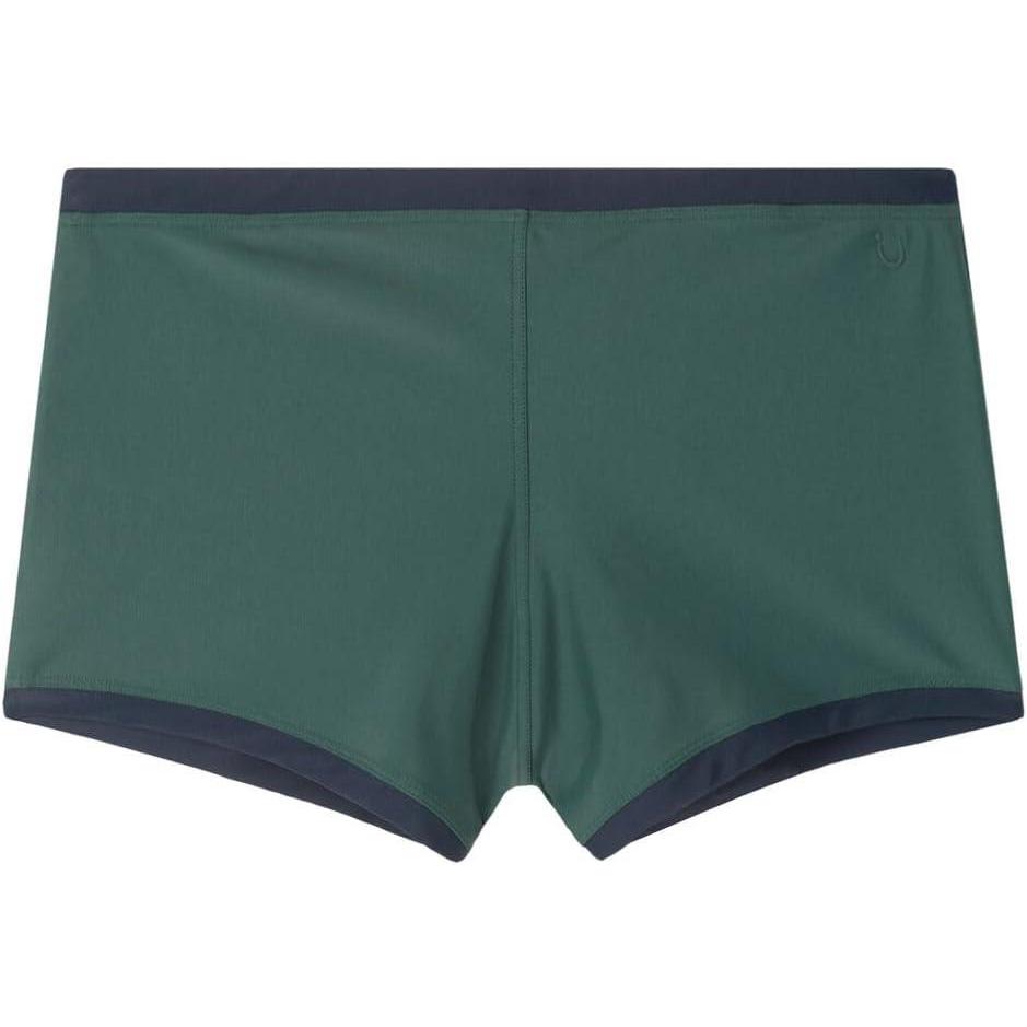imageMans Contrast Trim Close Fit Swim TrunksGreen  Verde Scuro