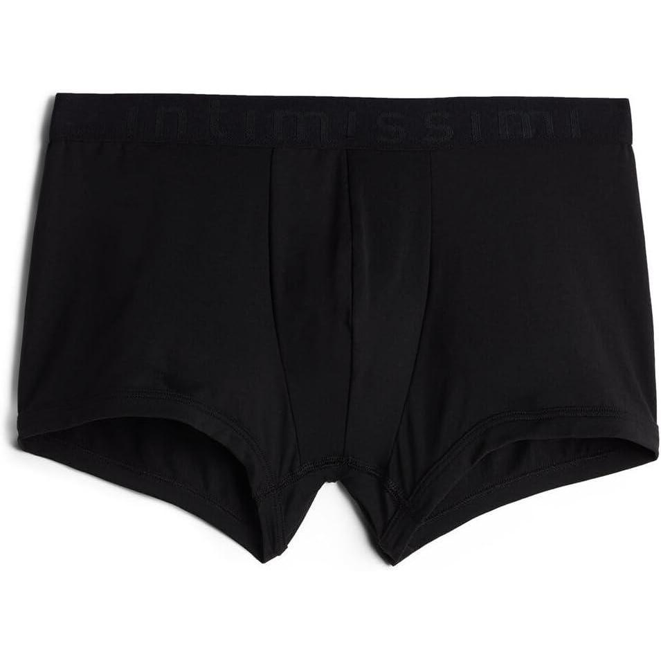 imageMans Microfiber Logo Boxer ShortsBlack  Black
