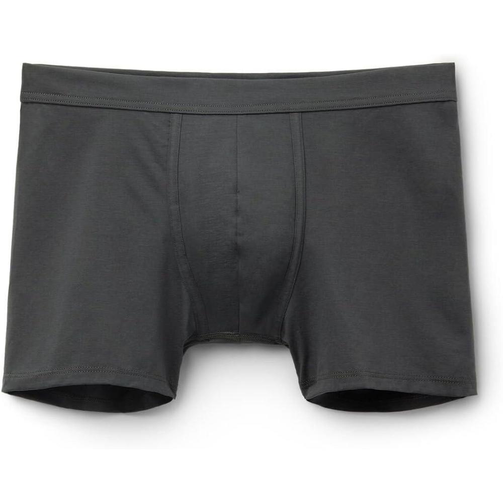 imageMans Premium Cotton BoxersGrey  Dark Grey