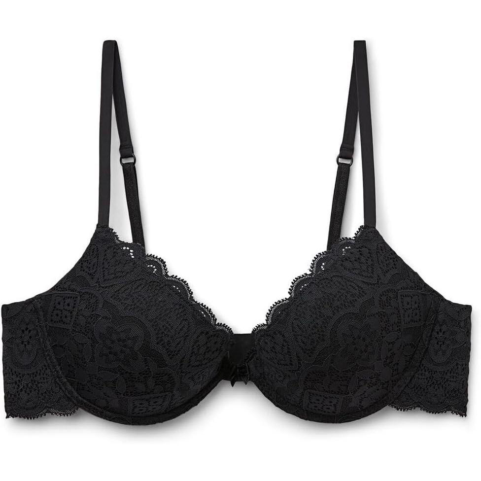 imageWomans Bellissima Lace Pushup BraBlack  Black