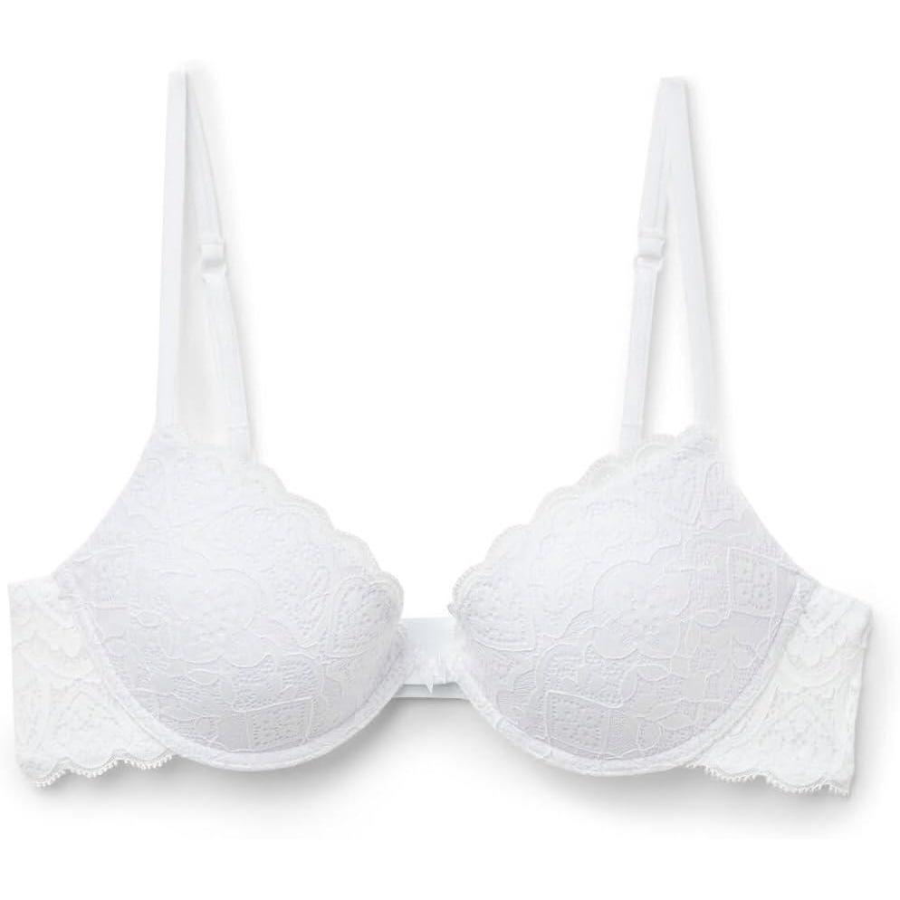 imageWomans Bellissima Lace Pushup BraWhite  White