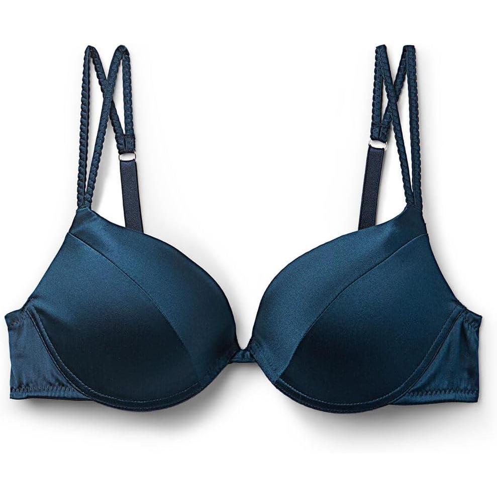 imageWomans Bellissima Silk PushUp BraBlue  Intense Blue