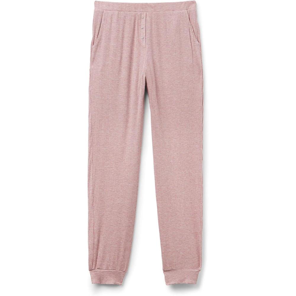 imageWomans Chic Comfort Full Length Modal PantsDark Pink  Rosa Scuro Melange