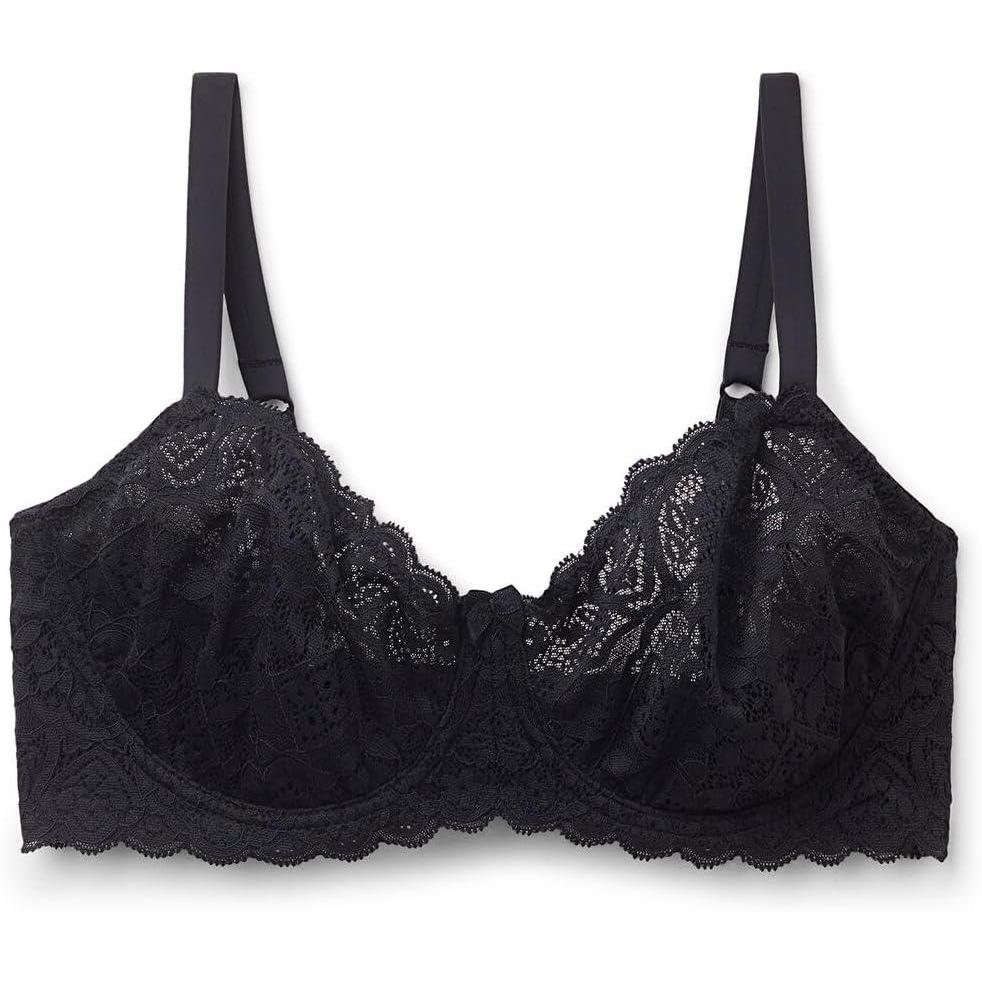 imageWomans Daniela Lace Balconette BraBlack  Black