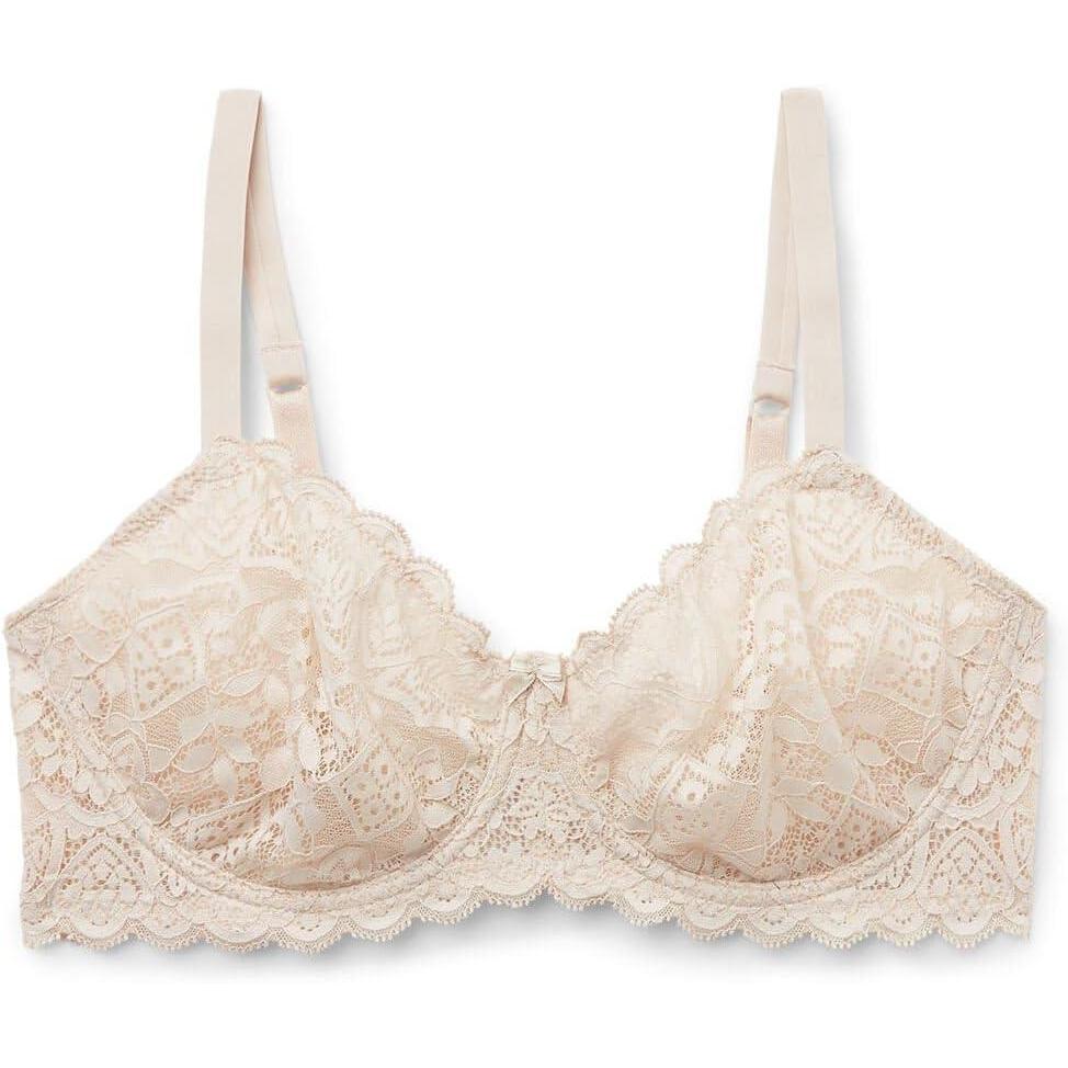imageWomans Daniela Lace Balconette BraNatural  Avorio Crema