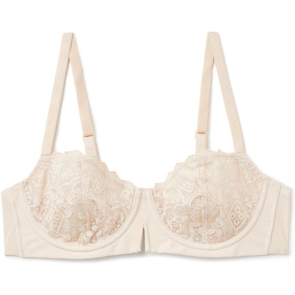 imageWomans Denise Lace Balconette BraNatural  Avorio Crema