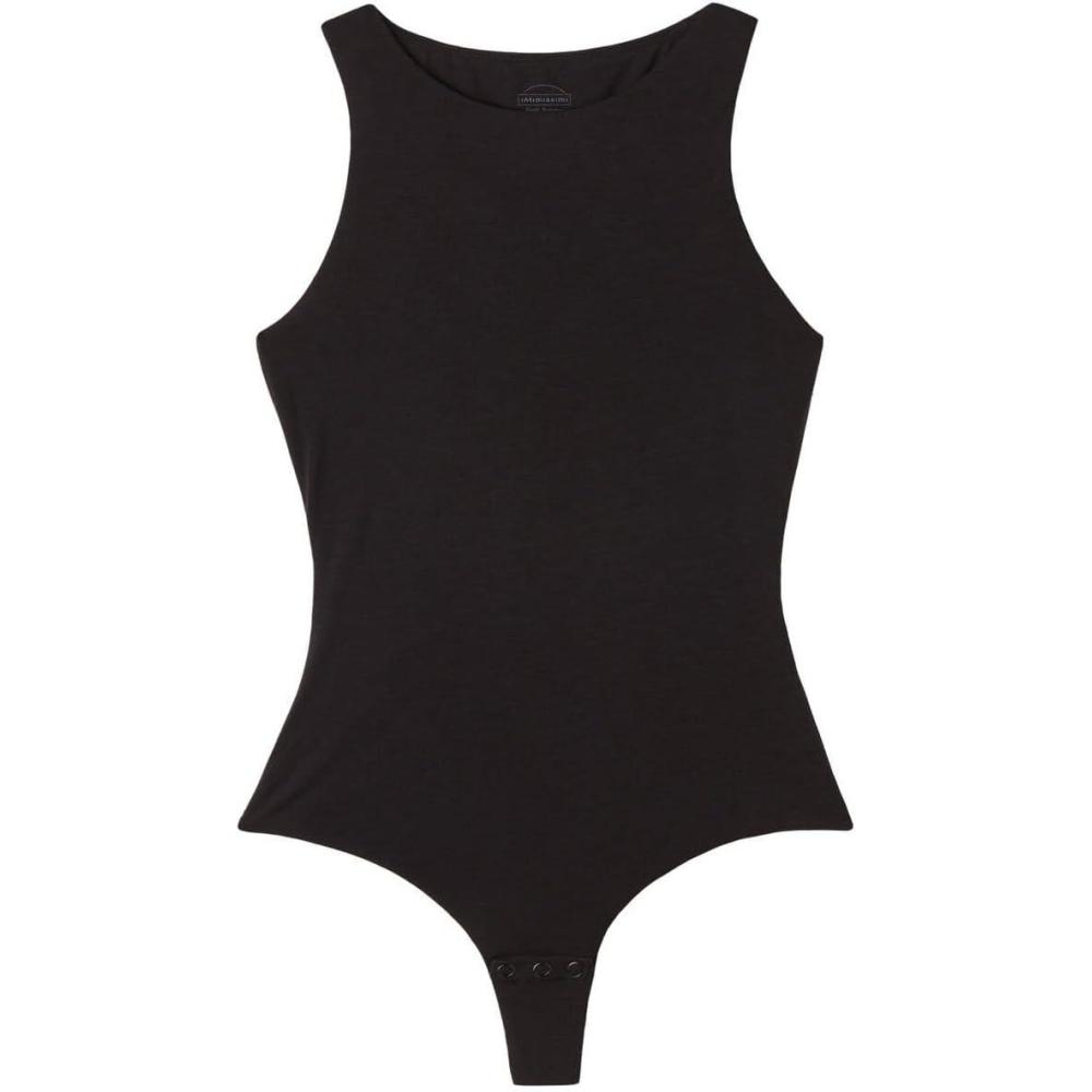imageWomans Fresh Bamboo Tank BodysuitBlack  Black