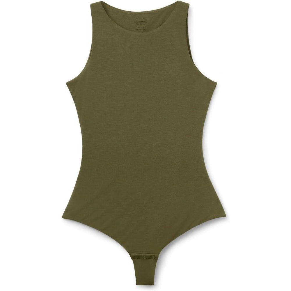 imageWomans Fresh Bamboo Tank BodysuitGreen  Bamboo Green
