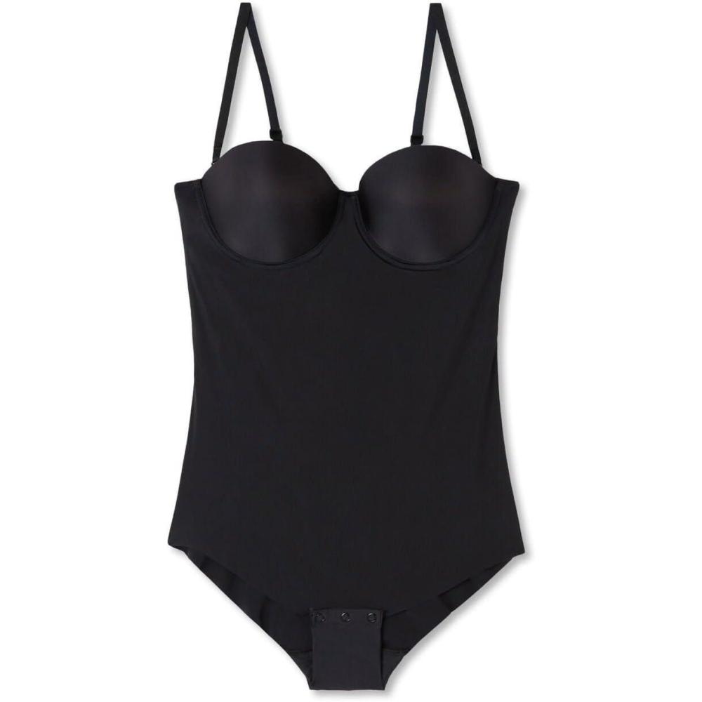 imageWomans Giada Bodysuit in Ultralight MicrofiberBlack  Black