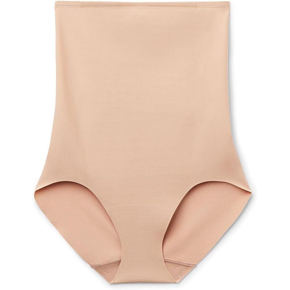 imageWomans High Waist Shaping Hipster in Seamless MicrofiberNatural  Honey Soft Beige