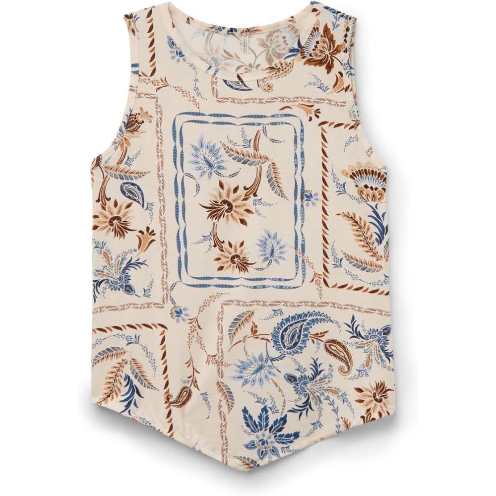 imageWomans Italian Riviera Fresh Bamboo Tank TopMulticolor  Stampa La Riviera